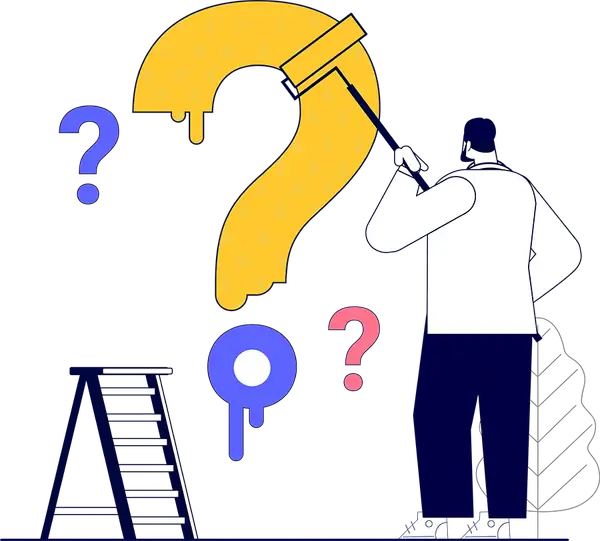 Mobile app development FAQ illustration