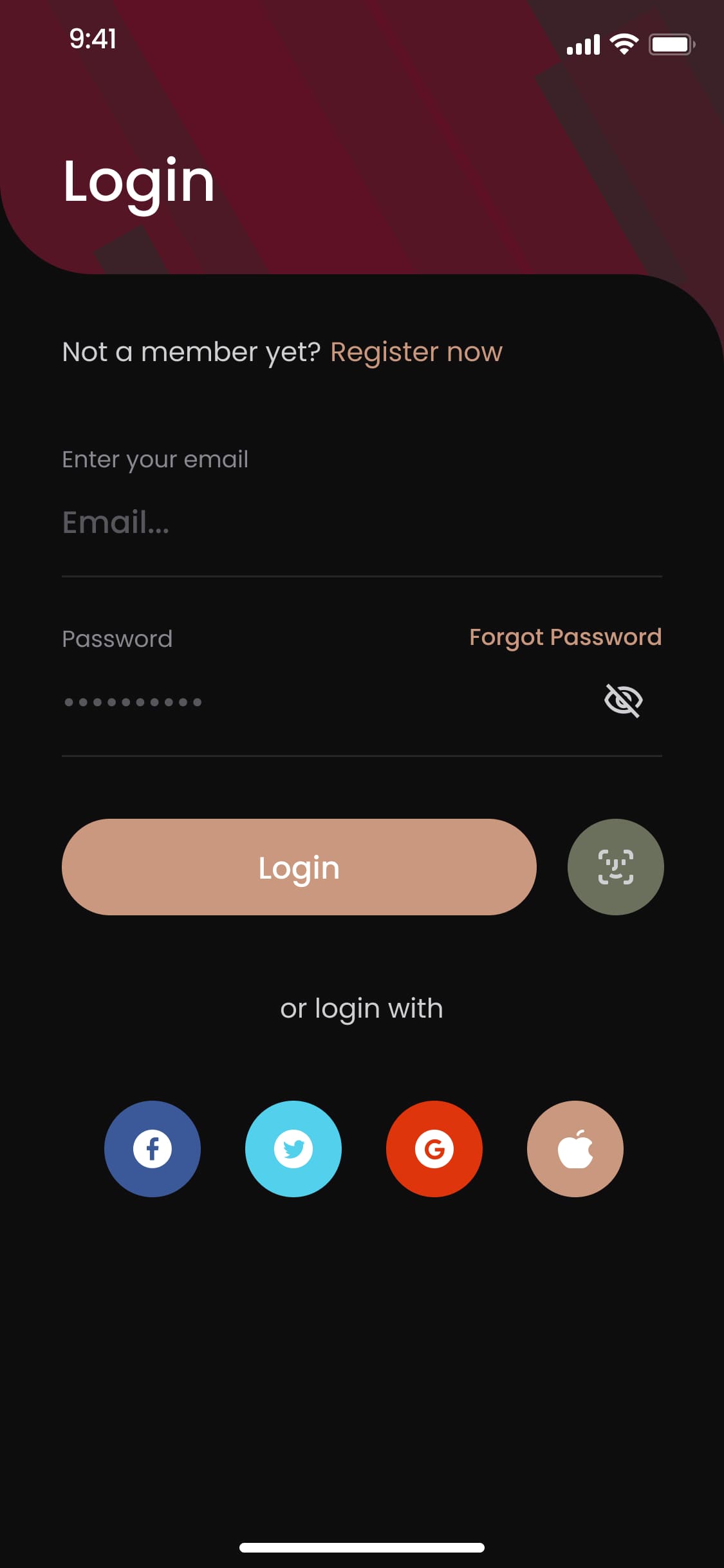 Screens 01 Login