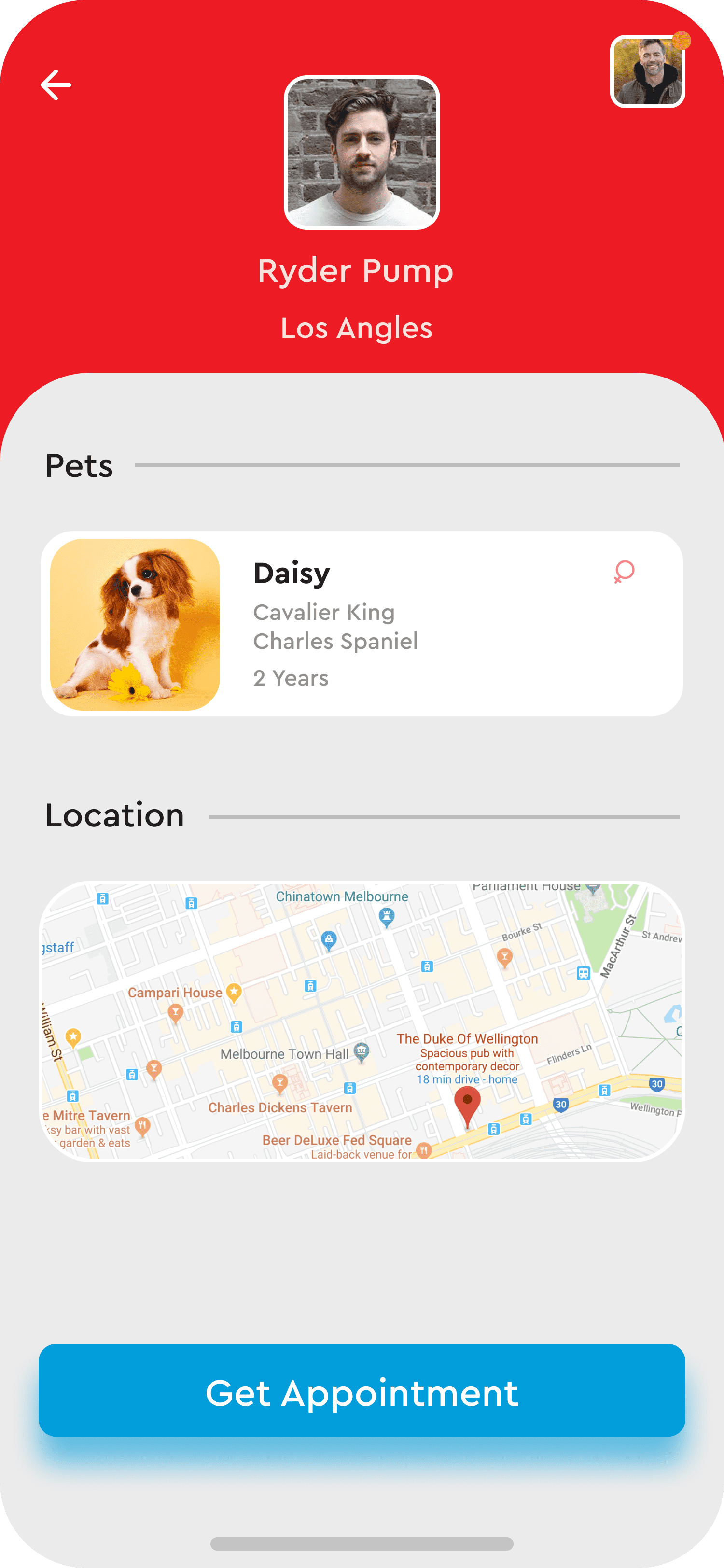 Screens 14 User Profile